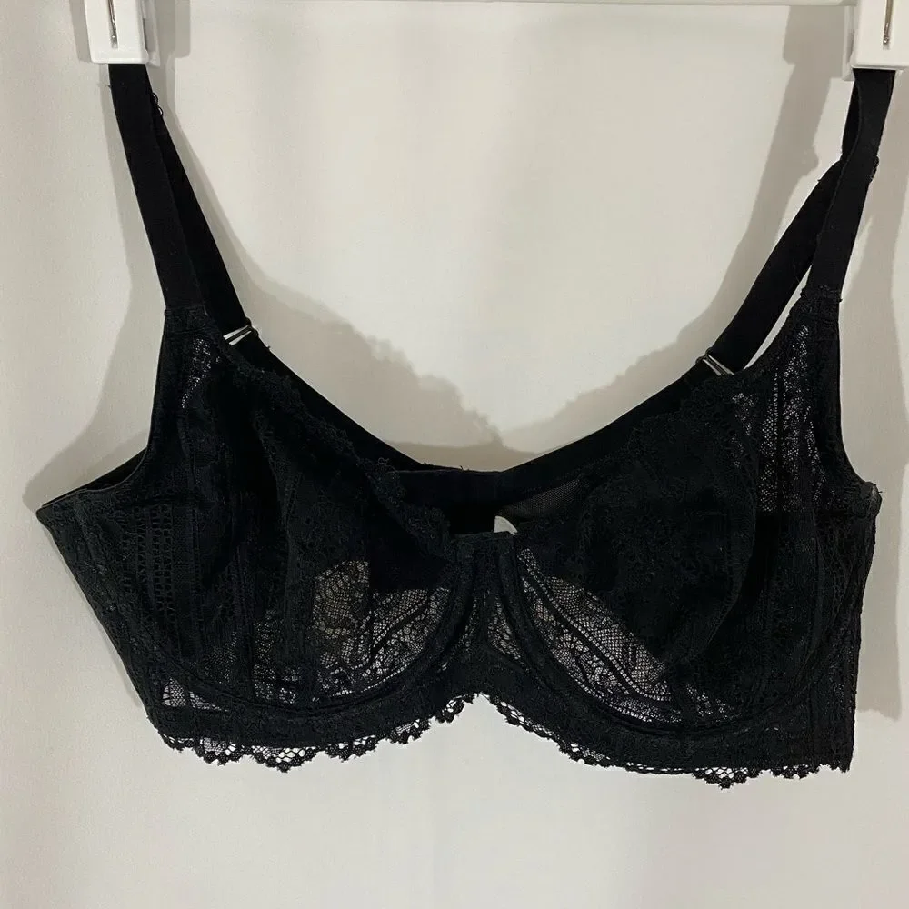 HSIA Black Lace Bra - Picture 1 of 9